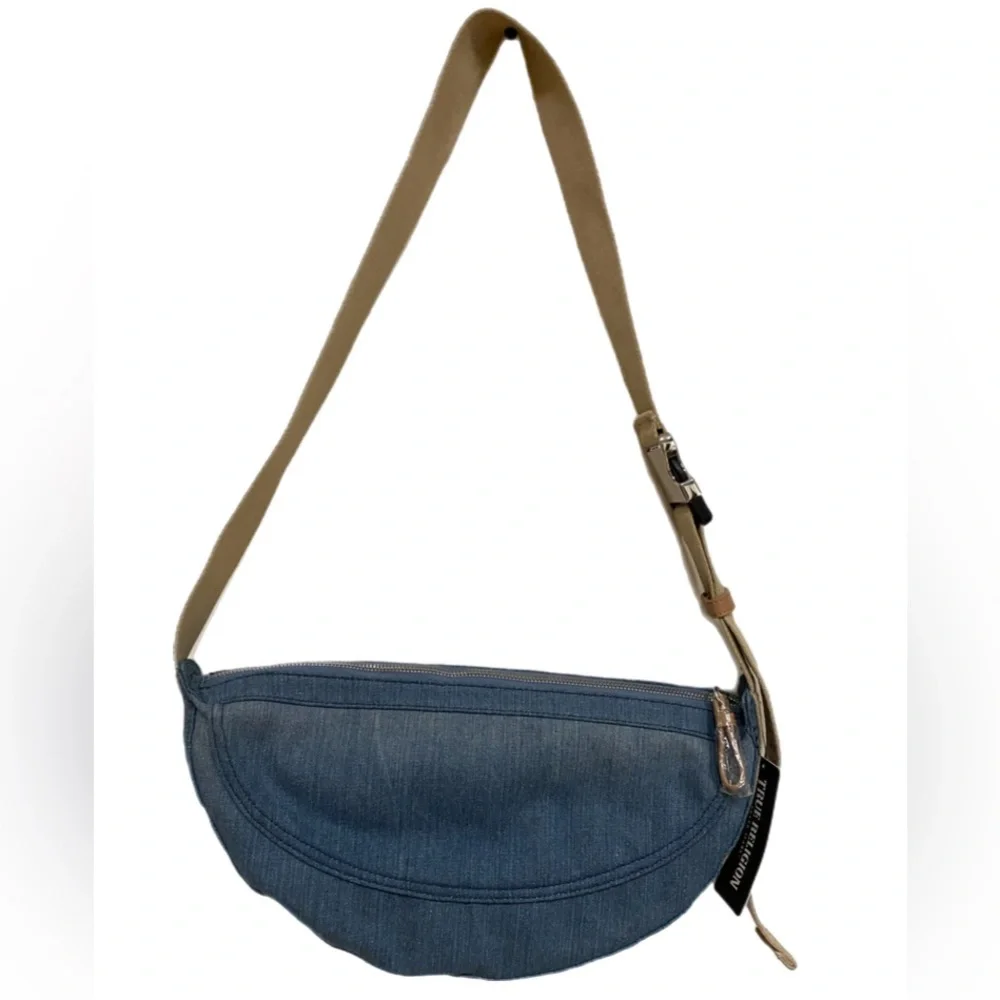 NEW True Religion Denim Hobo Handbag Shoulder Bag Purse NWT